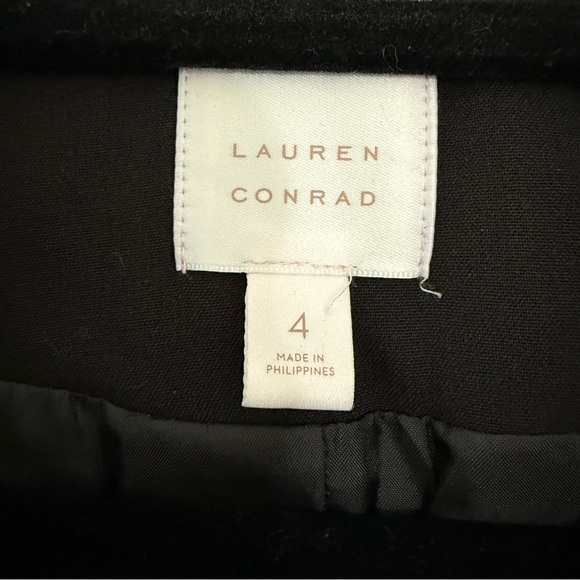 Lauren Conrad Black Blazer Size 4 | Longline Double Breasted Jacket - Picture 5 of 10